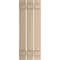 Ekena Millwork Rustic Three Board Spaced Board-n-Batten Knotty Pine Faux Wood Shutters, 17 1/2W x 54H, PR SHUBSS17X54KPPR - alternate 17